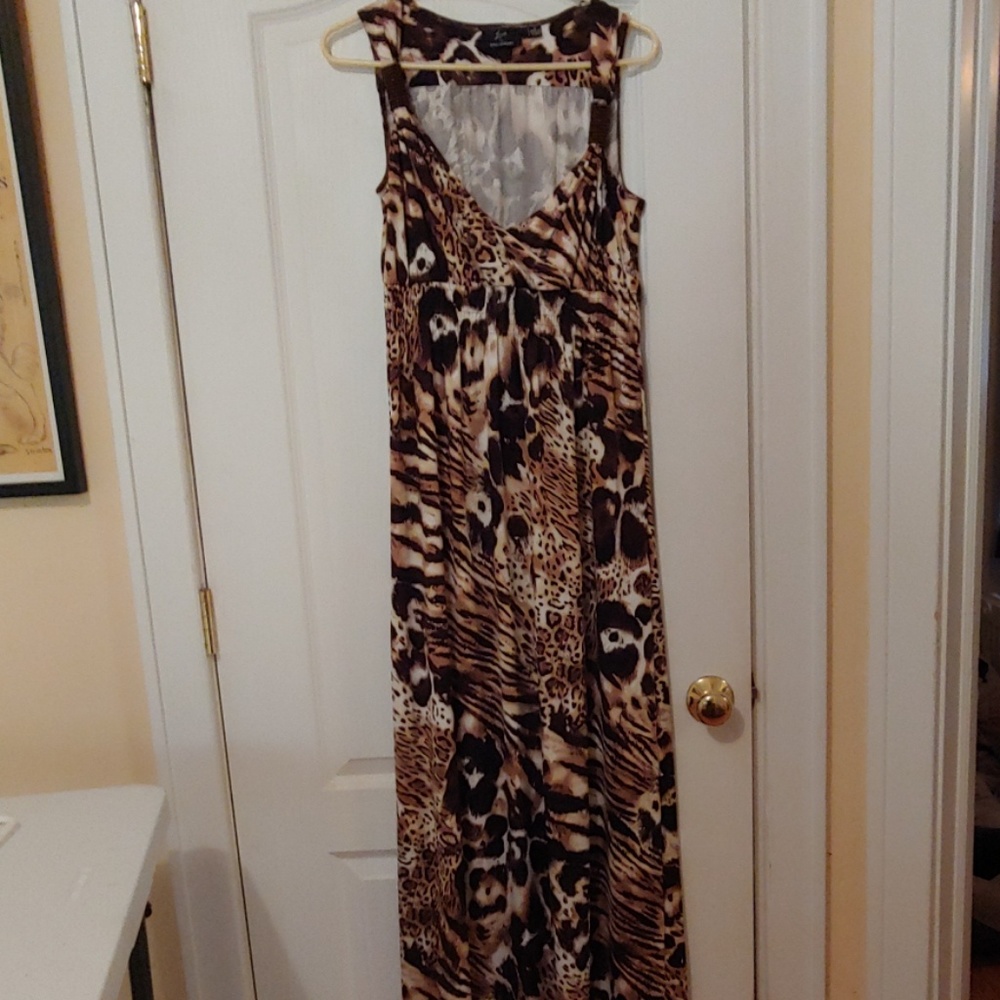 NWOT Maxi Dress Animal Print Size Small